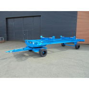 Remorque industrielle portuaire porte spreader - Capacité 13 tonnes - MILOCO: 8225_1