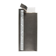 Serviette blanche 1/12 sous poche kraft noir 33x33cm - par 250_1