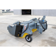 Balayeuse aligneuse ramasseuse agricole pour tracteurs chargeuse sur pneus_2