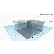 Bloc de béton moulé empilable - VGP - Masse 800kg Lestage -REF2190800_1