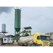 Centrale à béton fixe 30 m³ - Mélangeur planétaire 0.75 L - Idéale pour vos chantiers_1