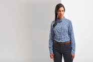 Chemise vichy gros carreaux - Réf: PR352 - manches longues, tissu popeline résistant, marque Premier_1