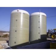 Cuves de stockage pour engrais liquide - pente 2% - Maitre-Simonneau - capacité de 21 à 102 m3 - polyester haute résistance à la corrosion_1