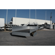 Remorque plateau - Humbaur HT 256124 - 2 essieux, roues dessous, ridelles alu_1