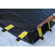 Bac de rétention pliable avec équerres, rétention : 663 l - fbx01 - delahaye industries_1
