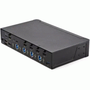 Commutateur KVM HDMI à  4 Ports - Moniteur Unique 4K 60Hz Ultra HDR - Commutateur KVM de Bureau HDMI_1