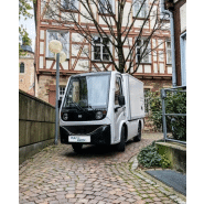 Véhicule utilitaire électrique Metro - Compact, modulable avec options de carrossage et intégration de données_1