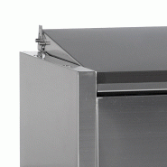 Vitrine réfrigérée GN1/4 VK33-180 S/S LID Inox L1800mm 16509 TEFCOLD_1