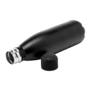 Gourde de sport en acier inoxydable - 790 ml - Couleur noire - Livrée avec boîte cadeau_1