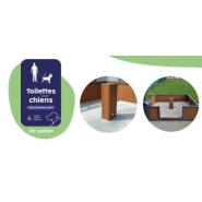 Canisite en PVC recyclé de 4 m² - Version mobile disponible - Panneaux composites et socle perforé_1