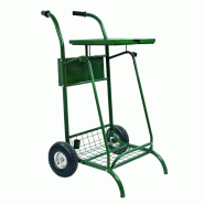 Chariot voirie avec couvercle 2 x 110L roues pneumatiques MOBISAC_1