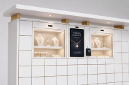Coffre-fort intelligent avec vitrine pour bijoux et boutiques de luxe - 72 compartiments, terminal de paiement NFC_1