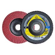 Disque à lamelles céramique rouge acier/inox Ø125 - grain 60_1