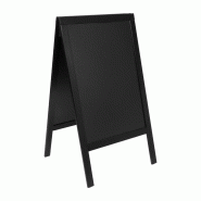 Grand panneau de trottoir Duplo noir | Securit - CU901_1