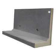 Structure en béton pour murs de soutènement LX100