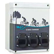 Bloc prises extérieures pour recharge vélo ou trottinette électrique - velec prises_1