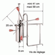 Doseur à churros manuel inox cuve 2 kg Fixation Murale | Masamar - DC2K_1