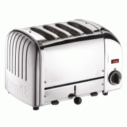 Grille-pain 4 tranches inox vario dualit 40352_1