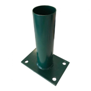 Platine pour poteau rond 60 - Fixation sans scellement - platpotrond60g_1