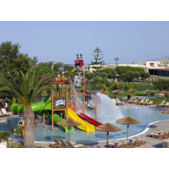 Structure de jeux aquatiques - ARWAPS5B - Hauteur 9 m - Toboggans jusqu'à 2,4 m_1