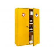 Armoire de sécurité anti-feu pour produits inflammables - 95 L - ARMINFDP 180-120 - 2 portes coupe-feu et double paroi_1