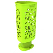 Corbeille publique Scuderia - plastique - Polyéthylène haute densité - 57,5 litres - anti-UV et anti-graffitis_1