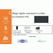 Grillage rigide standard à sceller occultation PVC - 1530_1