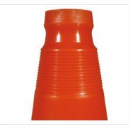 19209 - Cône de chantier - Virages - Orange et Blanc K5a - Disponible en Plusieurs Tailles_1