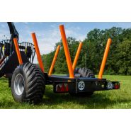 Bmf 6t2 remorque forestière - bmf - 6000 kg_1