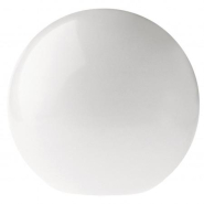 Globe opale Globos - coloris blanc - boule en résine - diamètre 50 cm - IP43 - spécial faible pollution lumineuse - éclairage vers le bas_1