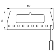Râtelier pour 10 cadenas - PVC gris - THIRARD - Réf. 00029990_1