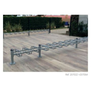 Support cycles Mercure - Jesignale - 3 à 6 places, simple ou double face, structure en acier_1