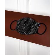 Masque barrière grand public - Star Dust - Modèle chic avec barrette nasale et motifs métalliques_1