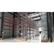 Rayonnage lourd simple face ou double face - stockage des matières premières et marchandises - différentes dimensions_1