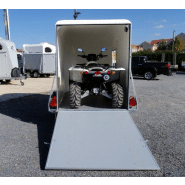 Fourgon polyester monobloc pour rangement sécurisé de quad