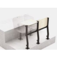 Siège en bois ergonomique rabattable LOOP_1