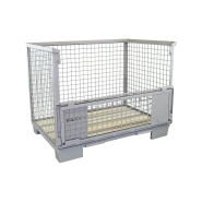 Caisse métallique grillagé standard europool normes din 15155/8 et uic 435-3_1