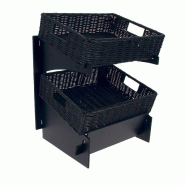 Présentoir bois Showfroid 41x34x44.5 - NOIR_1