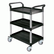 Chariot plastique polyvalent - 190309 – 3 plateaux - 1040 x 495 x 920 mm_1