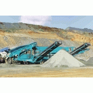 Cribleuse mobile Powerscreen Horizon 6203 & 6203R - Crible horizontal 3 étages - Capacité 800 t/h_1