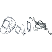 Masque de soudage automatique Schweißkraft XXL W - grand champ de vision 100x65 mm - pour MIG-MAG, TIG et meulage_1
