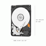 Western Digital Blue disque dur 2 To 5400 tr/min 128 Mo 2.5