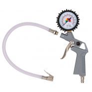 Pistolet de gonflage Powerplus - 13 pièces - POWAIR0023 - jusqu'à 10 bar avec manomètre et adaptateurs_1