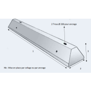 Butée de parking 85 kg - L 2m x l.0,20m x Ht 0,12m -  REF2230085_1