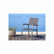 Fauteuil de jardin marbella noir – MTF – aluminium – 3exn0037_1