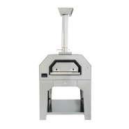 Four à pizza à bois professionnel Titan - 4 pizzas Ø 35 cm - Sol en pierre réfractaire - CFRPB435_1