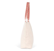 Grand sac shopping recyclé - Kimood - 67% coton recyclé - Poche zippée - Réf: KINS118_1