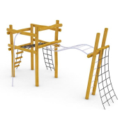 Jeu à grimper en robinier Elor 8038411 - Hags - Pour enfants de 5 à 12 ans - Dimensions et spécifications détaillées_1