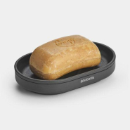 MindSet Porte-savon -Mineral Infinite Grey - Porte-savon haut de gamme en métal texturé pour savon grand format_1