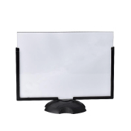 Support pour message publicitaire - fixation poteau - acier inoxydable - formats A4 et A3 - Skipper INTSKIPPUB_1